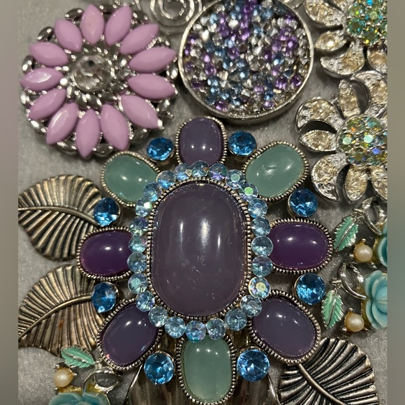 FRAMED JEWELRY ART COLLAGE UNIQUE HOME DECOR HANDMADE UNIQUE OOAK GIFT 🎁 - Picture 3 of 10